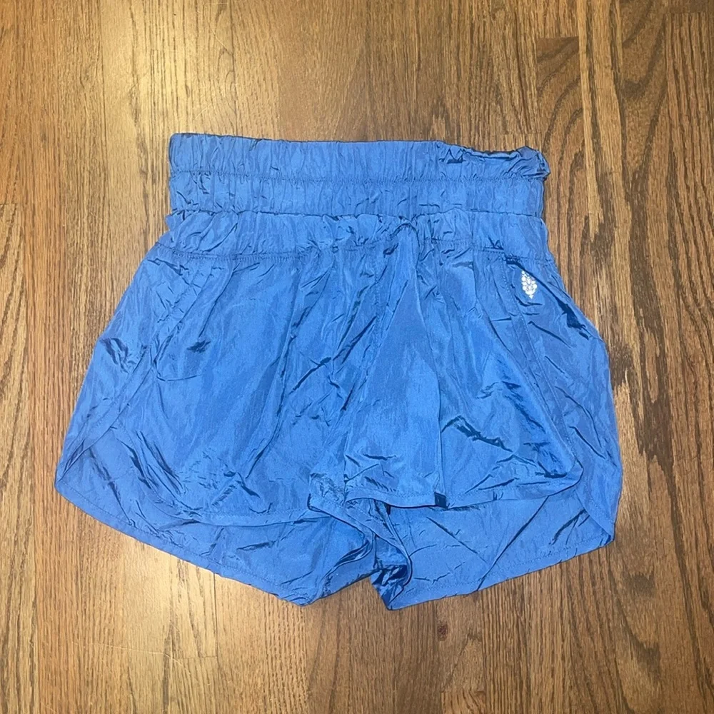 Medium blue Free People Movement shorts - Picture 1 of 4
